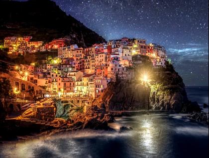 Obrazek z Haft diamentowy z ramą  -  Cinque Terre