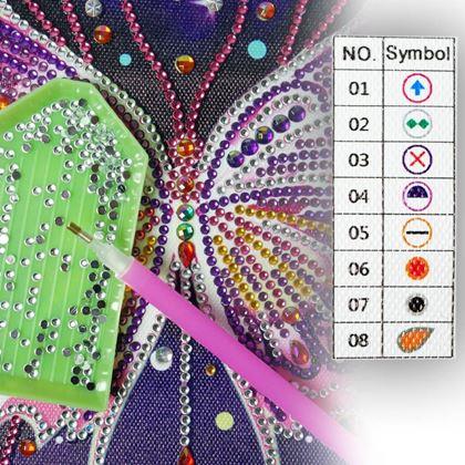Obrazek z Specjalny haft diamentowy  -  motyl