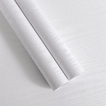 Obrazek z Samoprzylepna folia drewno - białe