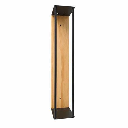Obrazek z Wieszak ścienny na ręczniki drewno/metal 40 cm