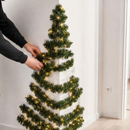 Obrazek z Świąteczna girlanda LED świecąca - 5,7 m