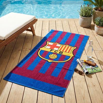 Obrazek z Ręcznik plażowy piłkarski - FC Barcelona