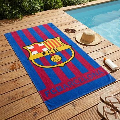 Obraz Ręcznik plażowy piłkarski - FC Barcelona