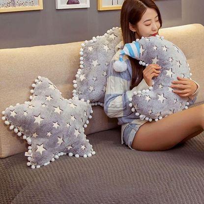 Obraz Poduszka świecąca w ciemności - księżyc