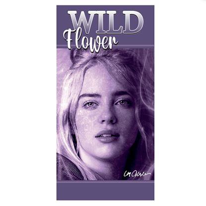 Obraz Ręcznik dziecięcy 70x140 cm - Billie Eilish Wildflower