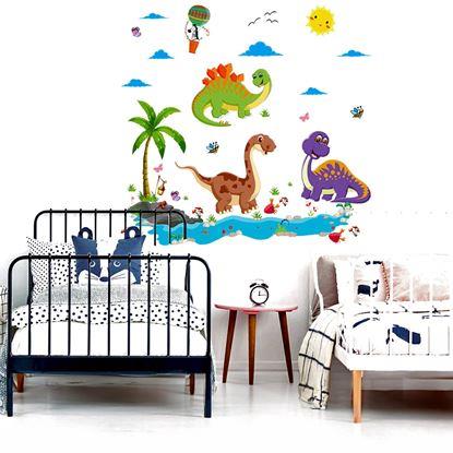 Obraz Naklejka samoprzylepna na ścianę – Dinozaury