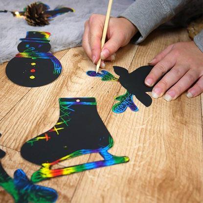 Obraz Obrazki zdrapki z motywami świątecznymi