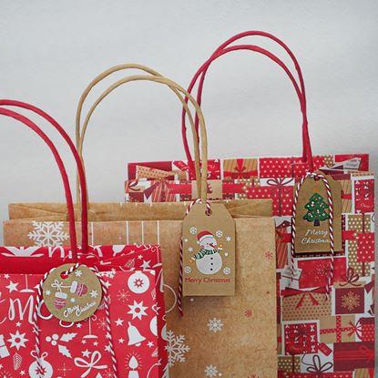 Obraz Zawieszki na prezenty bożonarodzeniowe - 50 szt.