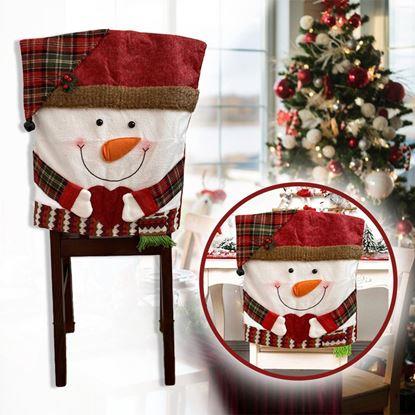 Obraz Świąteczny pokrowiec na krzesło 