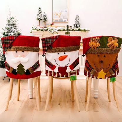 Obraz Świąteczny pokrowiec na krzesło 