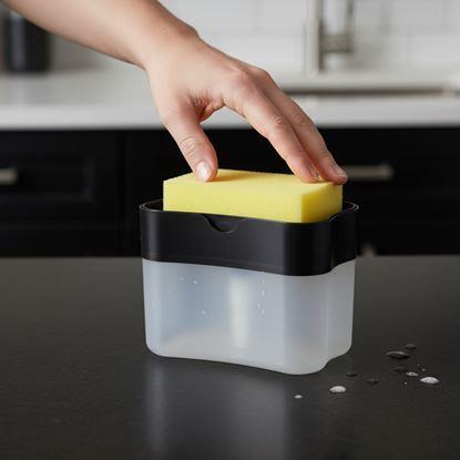 Obraz Dozownik na detergent z gąbką