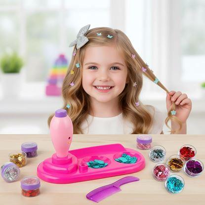 Obraz Maszynka do brokatu do włosów